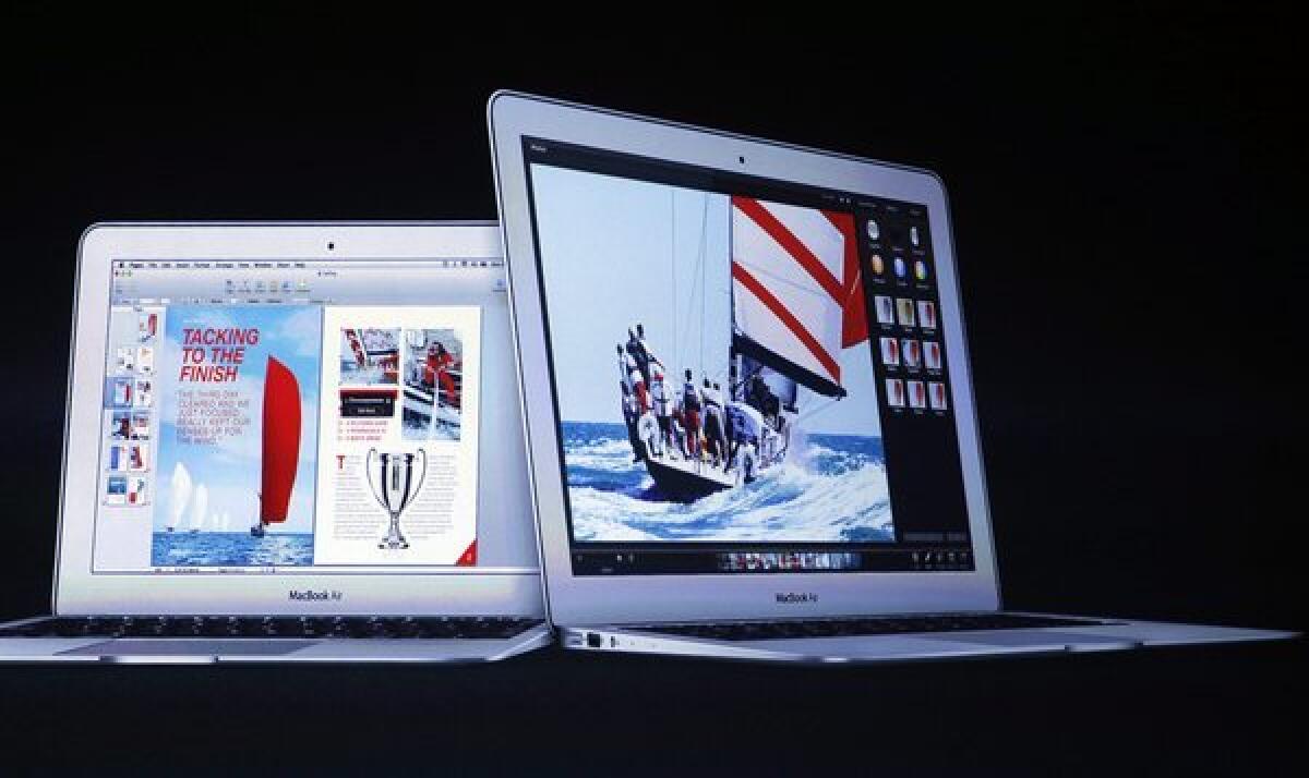 Updates to Apple's Macbook Air were announced during the company's Worldwide Developer's Conference in San Francisco. It includes support for a new wireless technology known as 802.11ac.