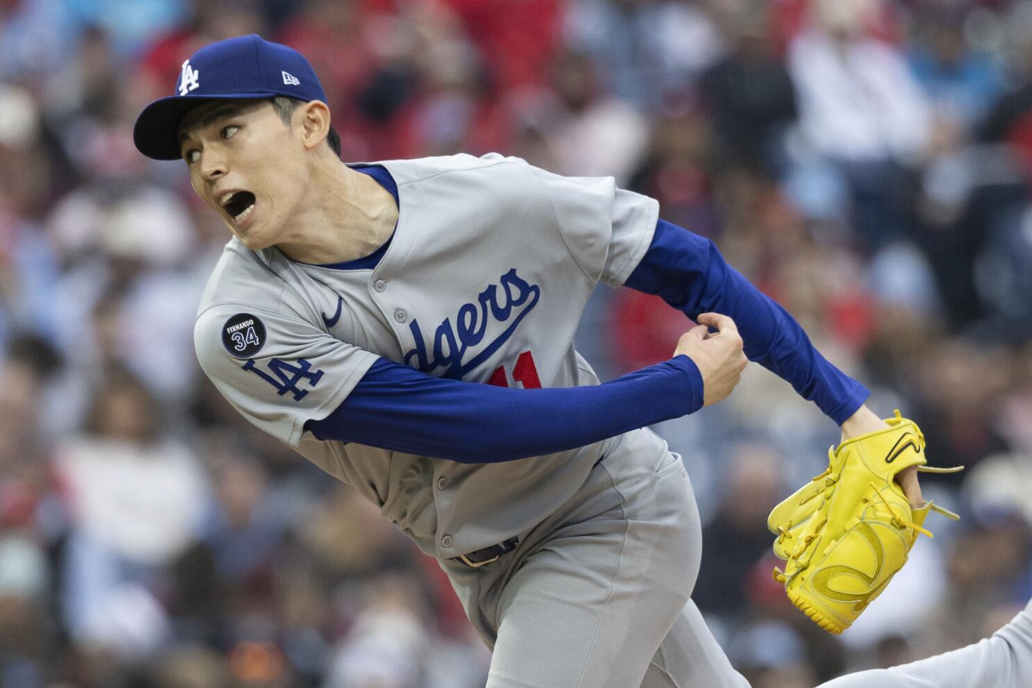 Roki Sasaki puts in his best start for Dodgers in win over Phillies - Los Angeles Times