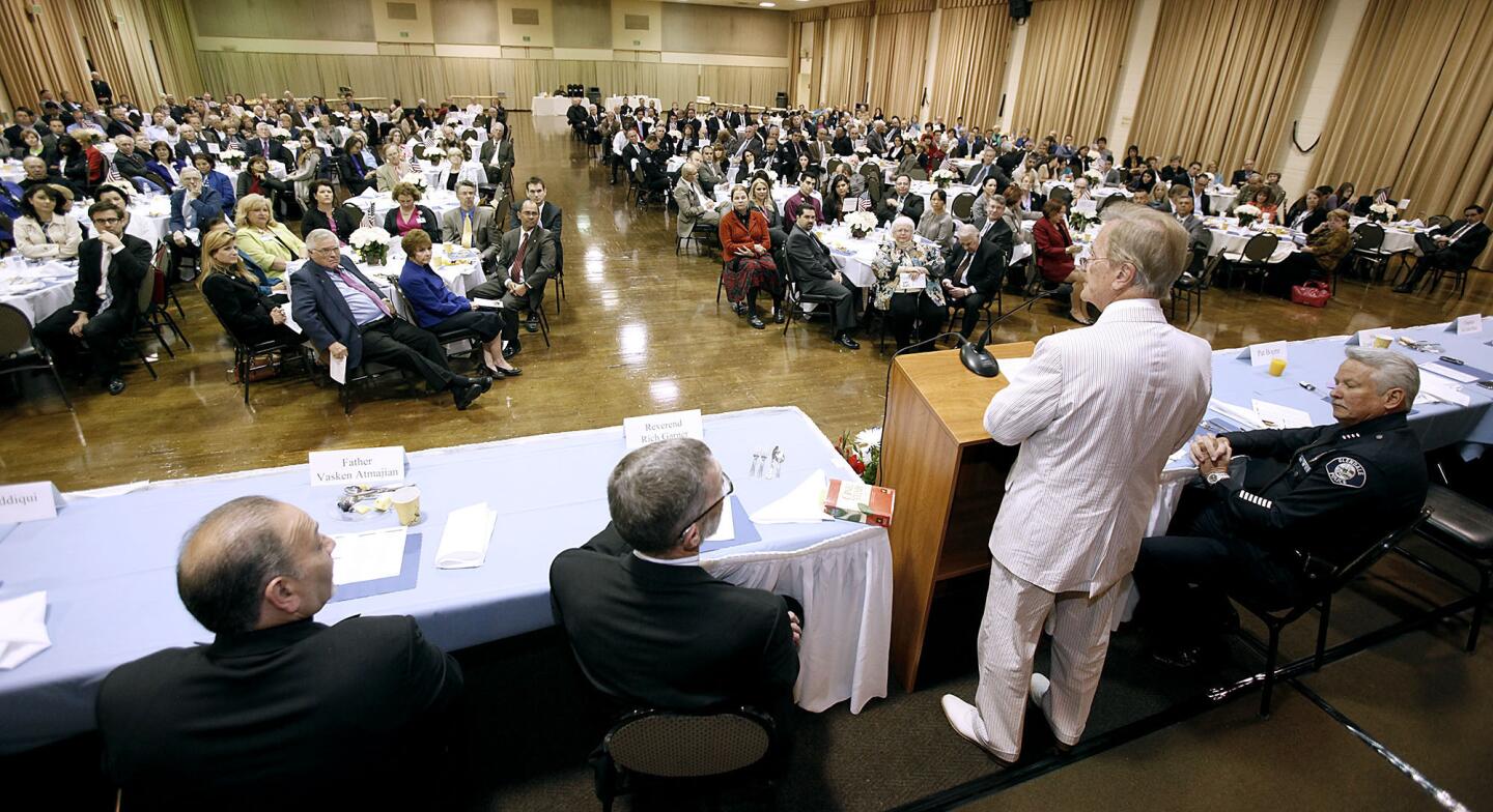 Photo gallery: Pat Boone gives keynote address at annual prayer breakfast