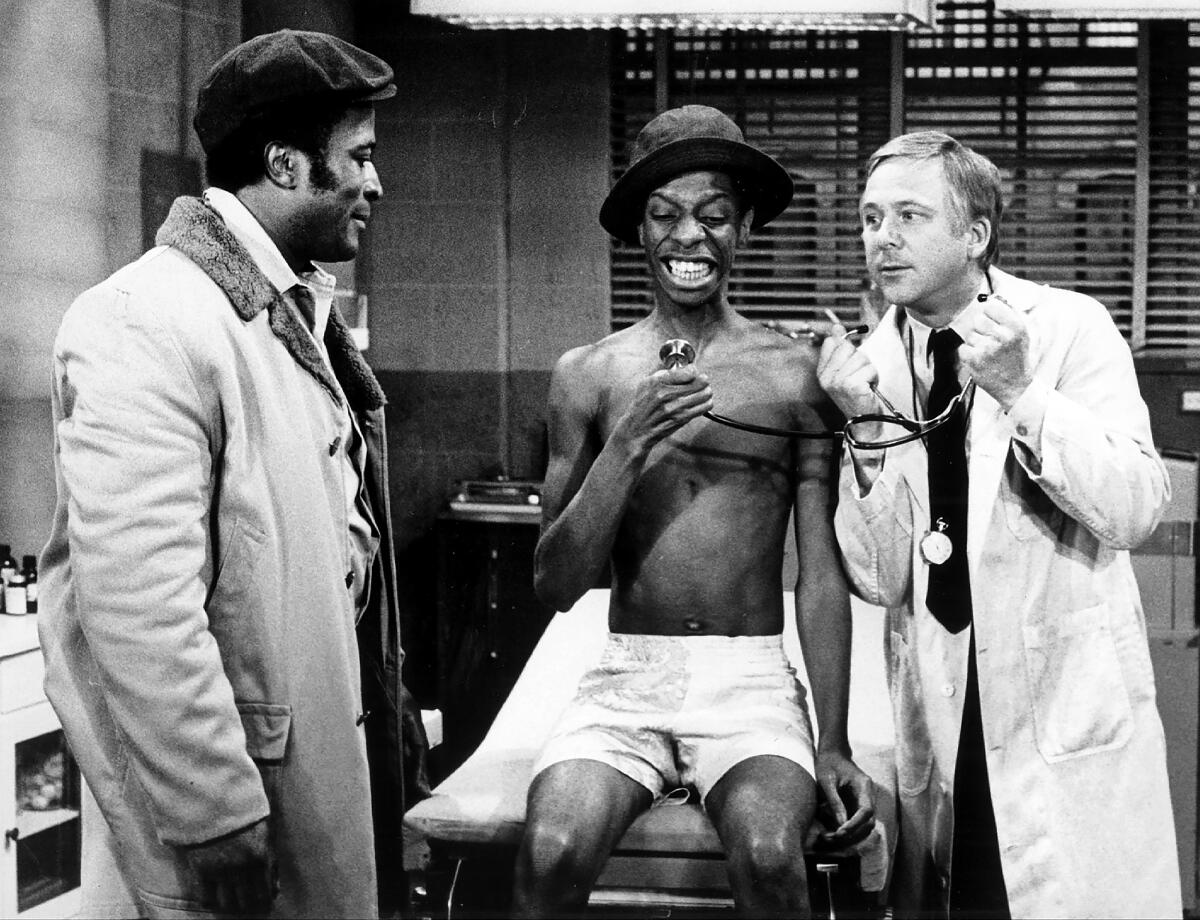 John Amos, from left, Jimmie Walker and William Christopher in "Good Times."