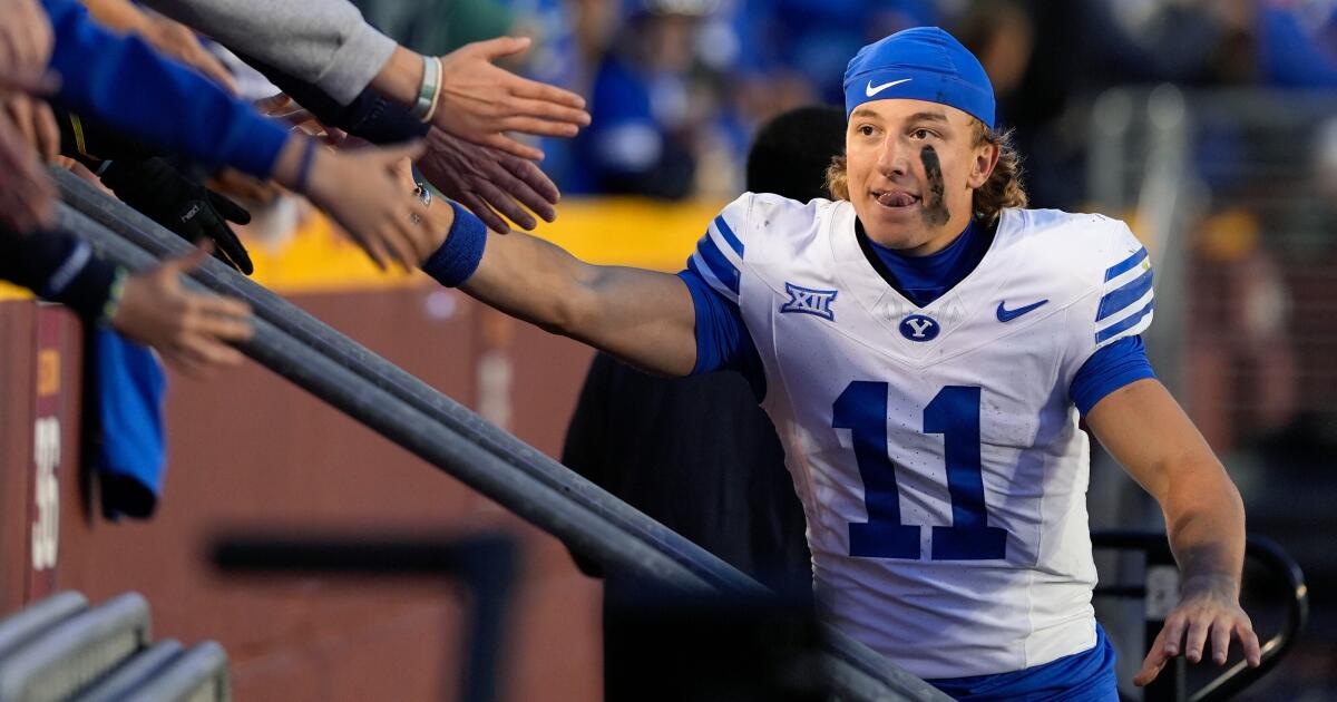 BYU star receiver Parker Kingston charged with felony rape