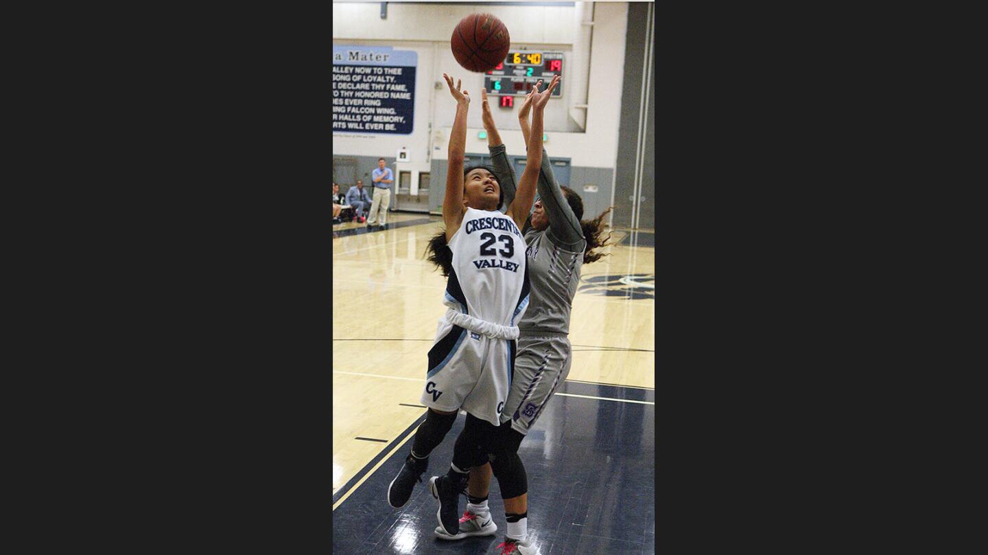 Photo Gallery: Crescenta Valley vs. St. Anthony in CIF playoff girls' basketball