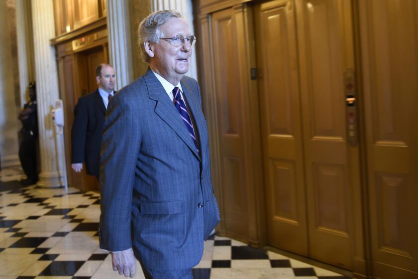 Senate Majority Leader Mitch McConnell wants the government's authority to collect bulk data on Americans' phone records to go unchanged.