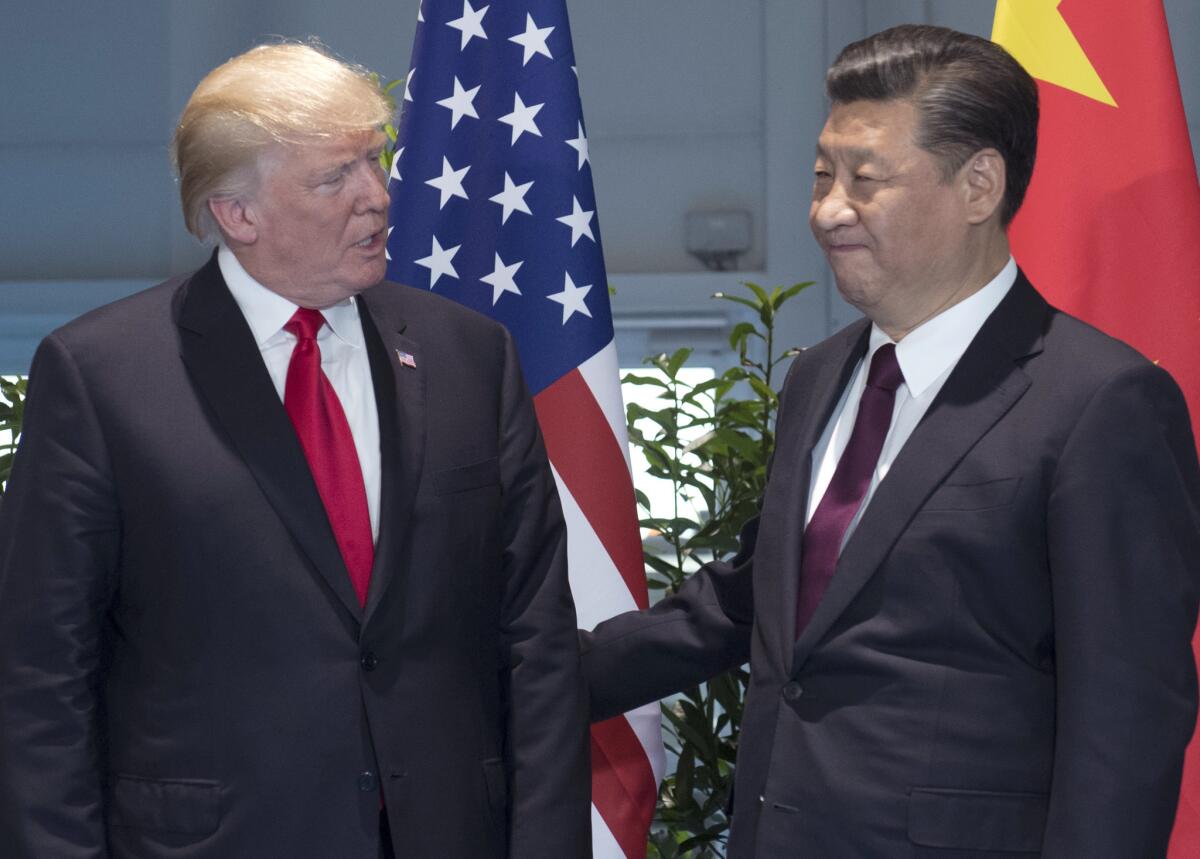 President Trump and Chinese President Xi Jinping