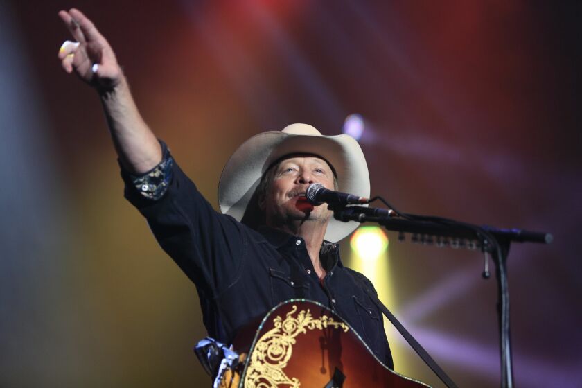 Alan Jackson performed an assortment of his best known hits during his 25th Anniversary Tour at the Valley View Casino Center.