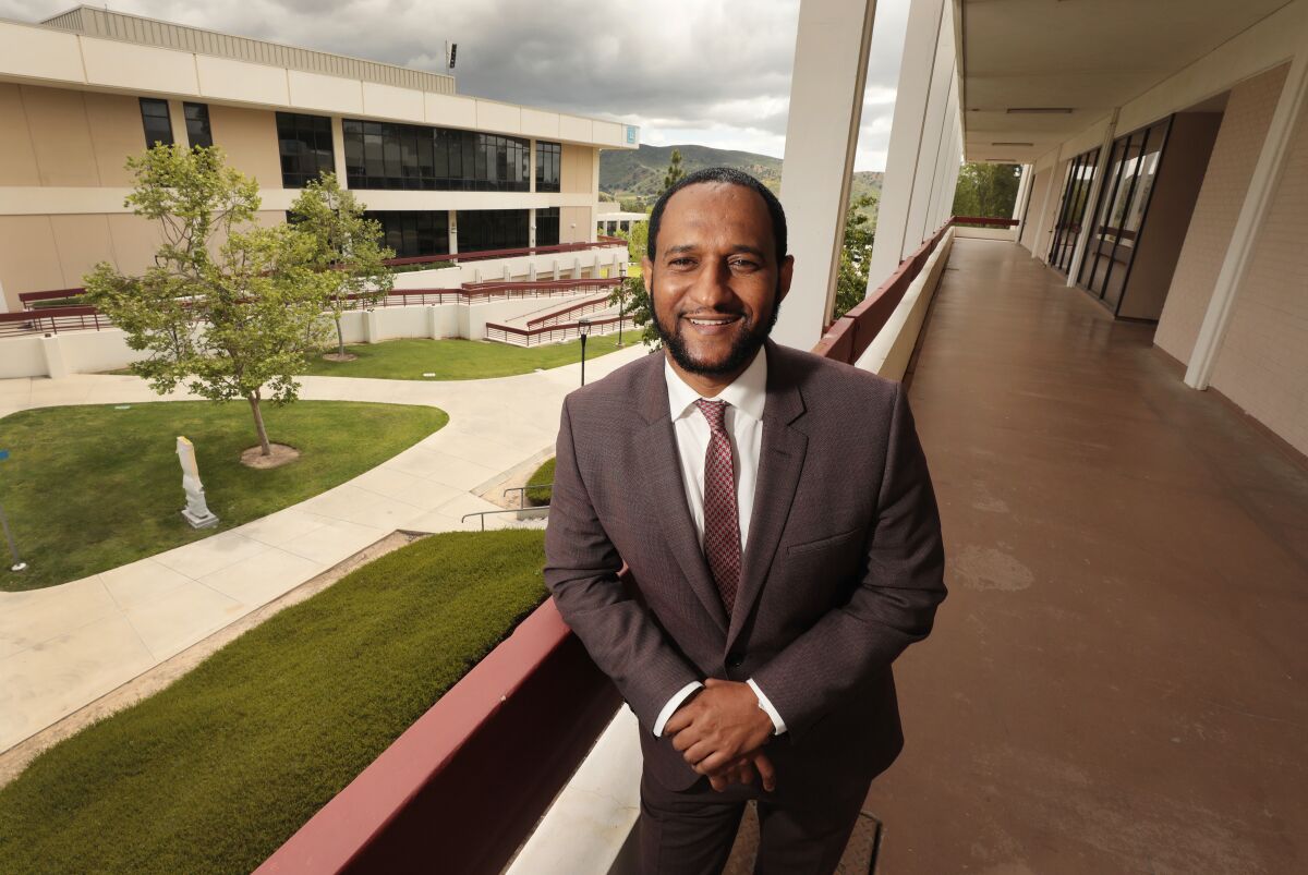 Dr. Amanuel Gebru, vice president of student support at Moorpark College.