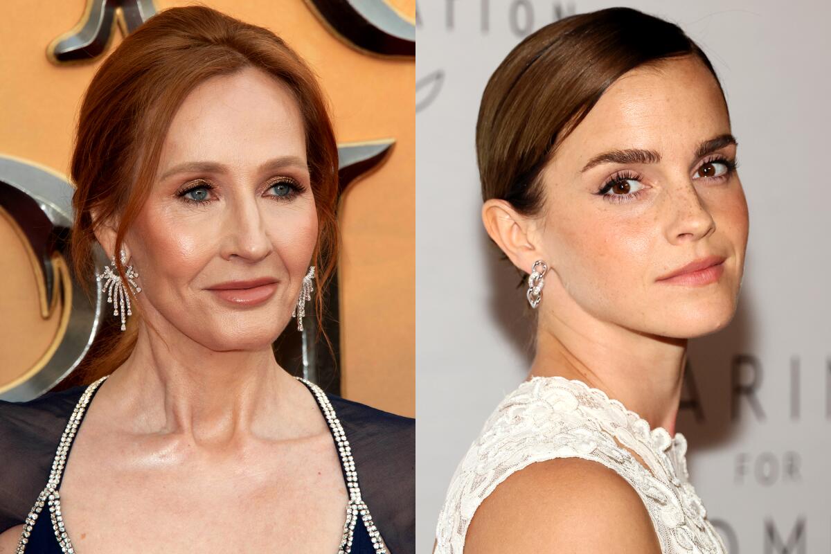 J.K. Rowling blasts Emma Watson, makes more transphobic comments - Los Angeles Times