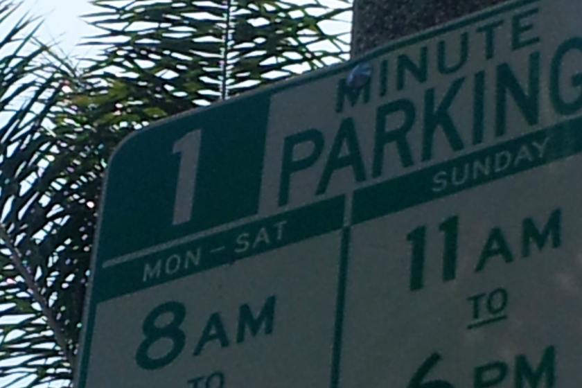 Too good to be true: L.A.'s 1 minute parking.
