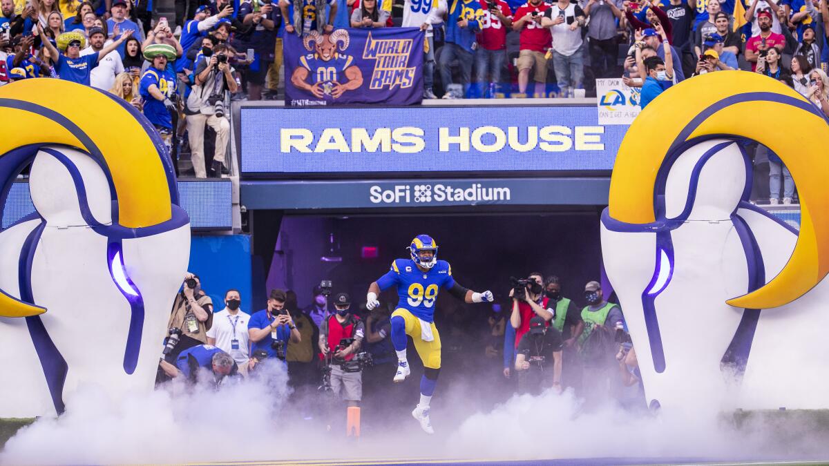 Los Angeles Rams book ticket to the Super Bowl