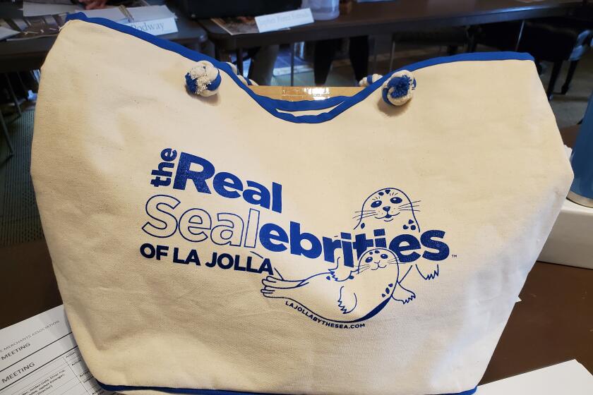 A "seal-elebrities" tote bag