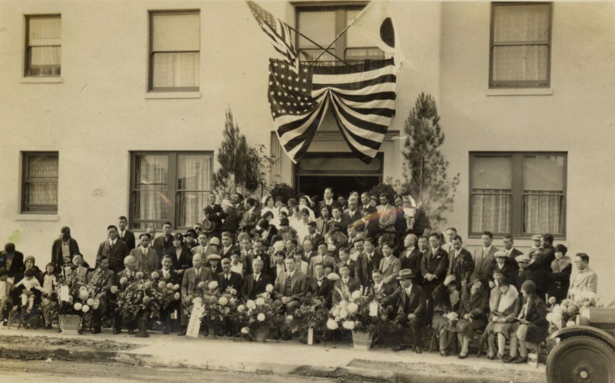 Opening day of the Japanese Hospital in Boyle Heights in 1929