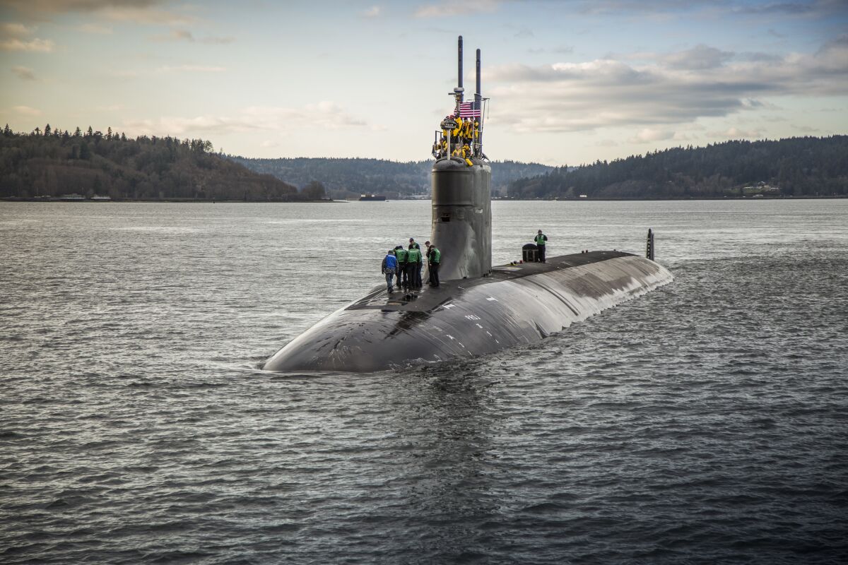 Seawolf-class fast-attack submarine USS Connecticut (SSN 22)
