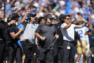 UCLA head coach Chip Kelly in the first half of an NCAA college football game Saturday, Sept. 24, 2022, in Boulder, Colo. (AP Photo/David Zalubowski)