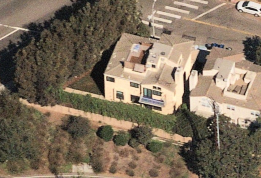 Rosario Dawson's three-story home ascends to a rooftop deck overlooking Ballona Lagoon.