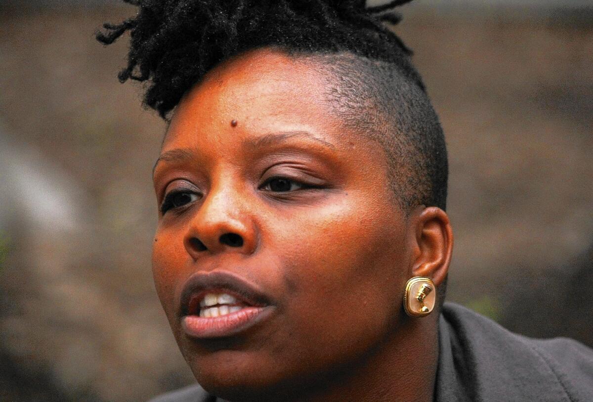 Patrisse Cullors leads the Coalition to End Sheriff Violence in Los Angeles. She is hoping to establish a civilian commission to oversee the troubled L.A. County Sheriff's Department.