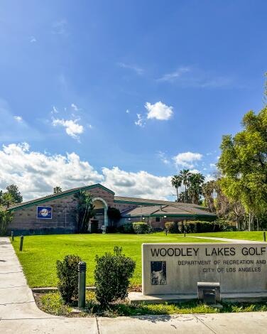 A view of the Woodly Lakes public golf course.