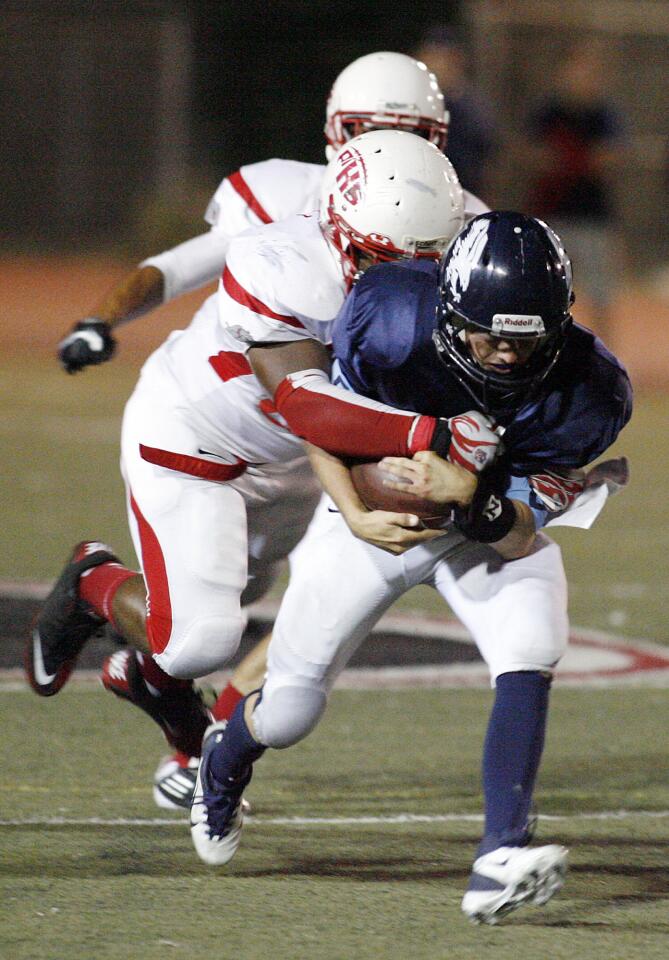 Crescenta Valley v. Pasadena Pacific League football