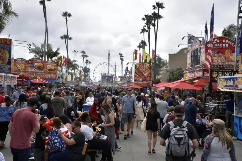 Attendees at the 2019 San Diego County Fair.