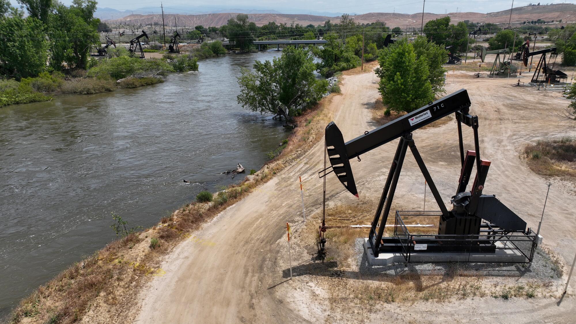 Chevron is preparing for flooding at its giant Kern River Oil Field north of Bakersfield. 