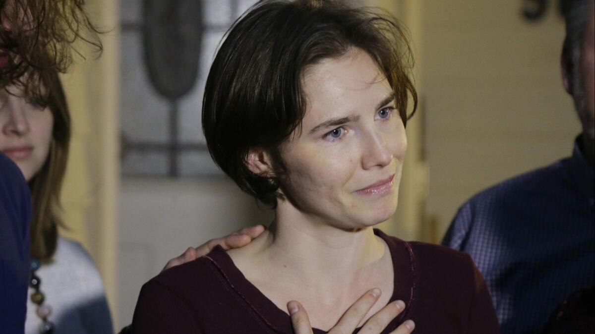 Amanda Knox says she is returning to Italy for the first time since she was convicted and imprisoned, but ultimately acquitted, in the murder and sexual assault of her British roommate Meredith Kercher in the university hilltop town of Perugia.