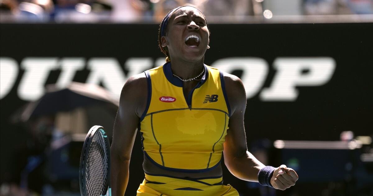 Coco Gauff overcomes errors to reach Australian Open semifinals