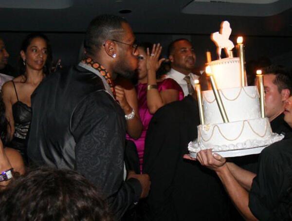 LeBron James celebrated his 23rd birthday at the 40/40 Club in Las Vegas