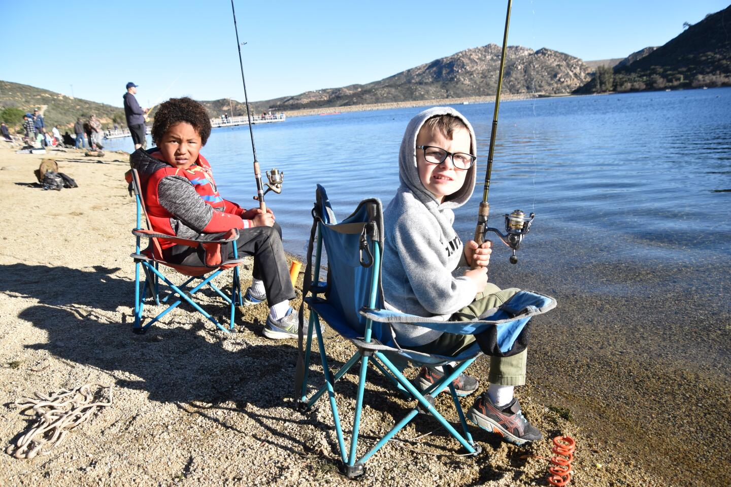About 400 kids enjoy a day at Lake Poway for fishing derby