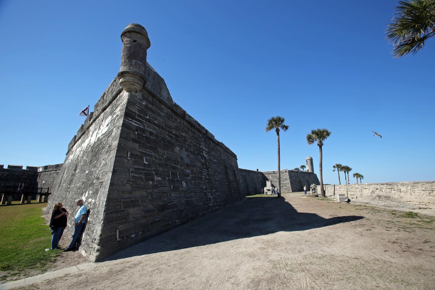 Located in America's oldest city you'll find Castillo de San Marcos, the scene of several supposed hauntings. Back in 1784 during the second Spanish occupation Col. Garcia Marti suspected his wife Delores Marti of having an affair with Capt. Abela when he smelled her distinct perfume on his uniform. It's said the jealous husband killed the lovers and their spirits still haunt the halls. Guests have also reported seeing a Seminole leap from the wall to freedom and night watchmen who refused to abandon their post even after death.