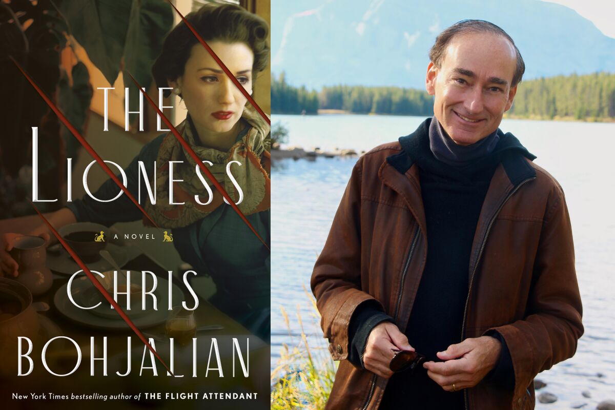 Author Chris Bohjalian and his new book, "The Lioness."