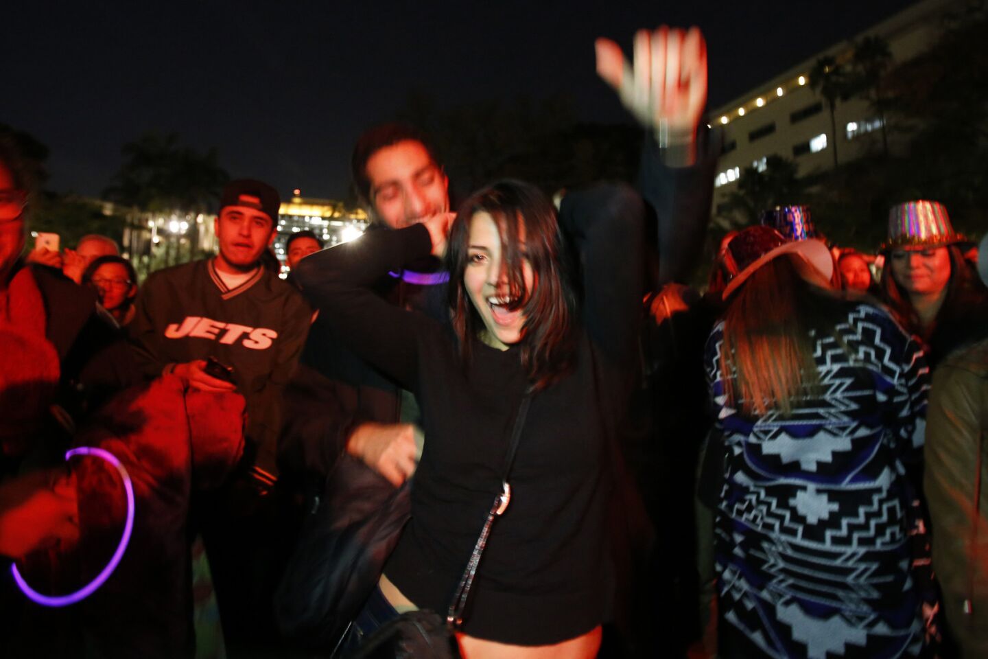 Grand Park New Year's Eve celebration draws 40,000 Los Angeles Times