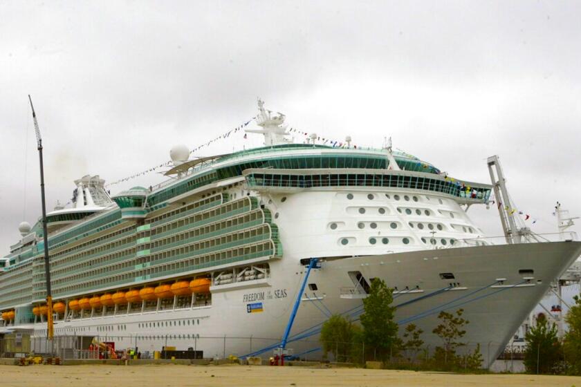 El buque Freedom of the Seas de la empresa Royal Caribbean.