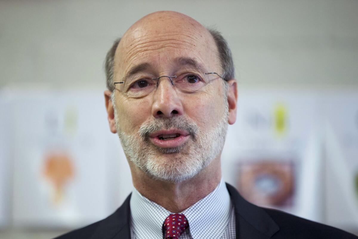 Pennsylvania Gov. Tom Wolf has blasted local officials who plan to defy his shutdown orders.