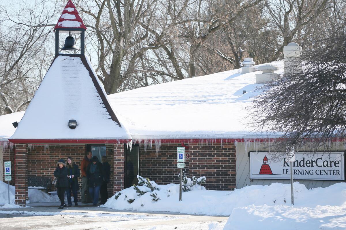 The KinderCare center in Palatine, Ill., where five babies have been diagnosed with measles.