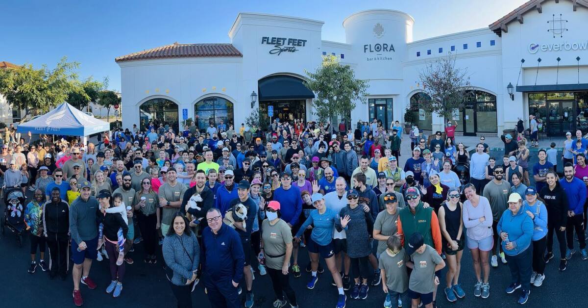 Participants in last years' Fleet Feet Thanksgiving 5K.