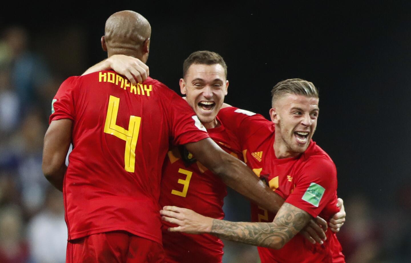 Vincent Kompany, Thomas Vermaelen, Toby Alderweireld