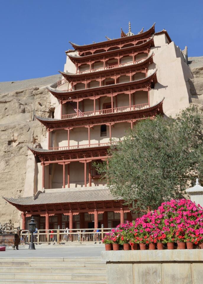 Mogao Grottoes in Dunhuang, China