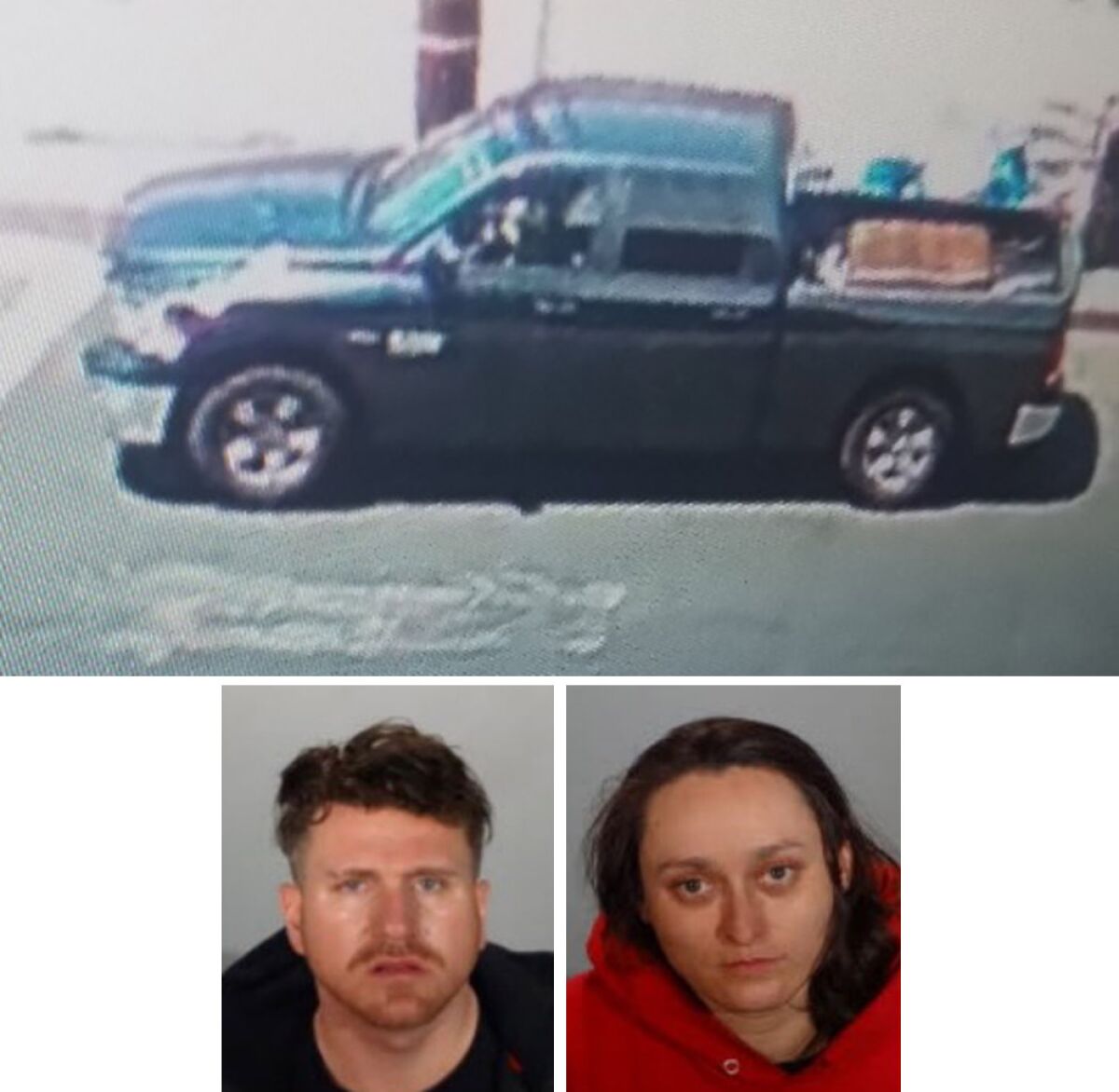 Shane Winfield Rayment, left, is accused of kidnapping his ex-girlfriend, Jenny Marie Downes