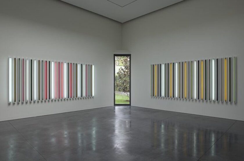 A view of Robert Irwin's installation at L&M Arts Los Angeles, which has just announced it is closing up shop.