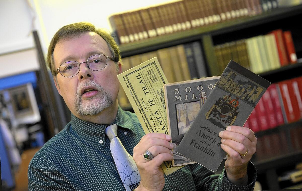 Peter Blodgett, editor of "Motoring West: Automobile Pioneers, 1900-1909," dug up accounts of early car travel and motorists who were able to explore the country on their own terms, not limited by a train route or a horse’s endurance.