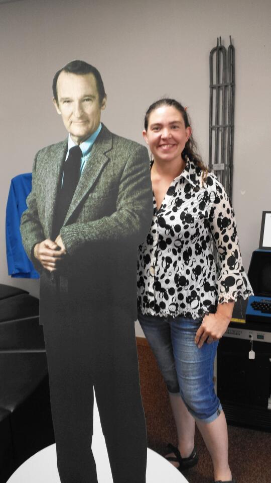 Alitia Kerr with Seymour Cray cutout