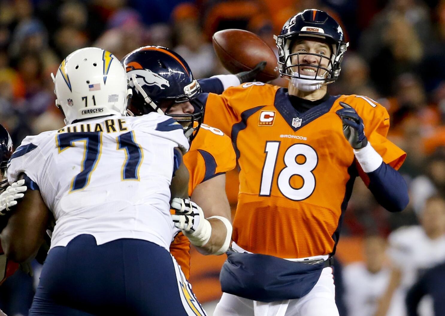 Manning leads Broncos past Chargers 27-20