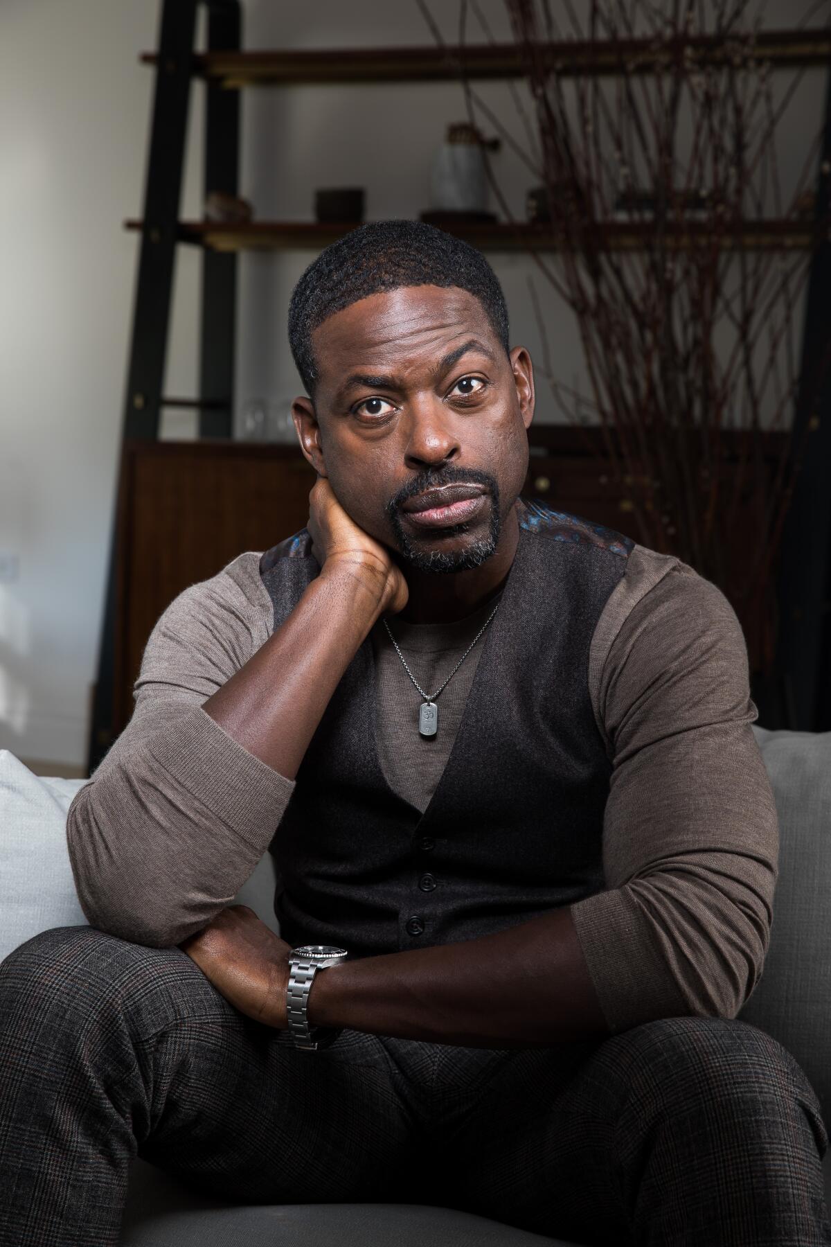 Actor Sterling K. Brown at a James hotel in New York City on Oct. 15, 2019.