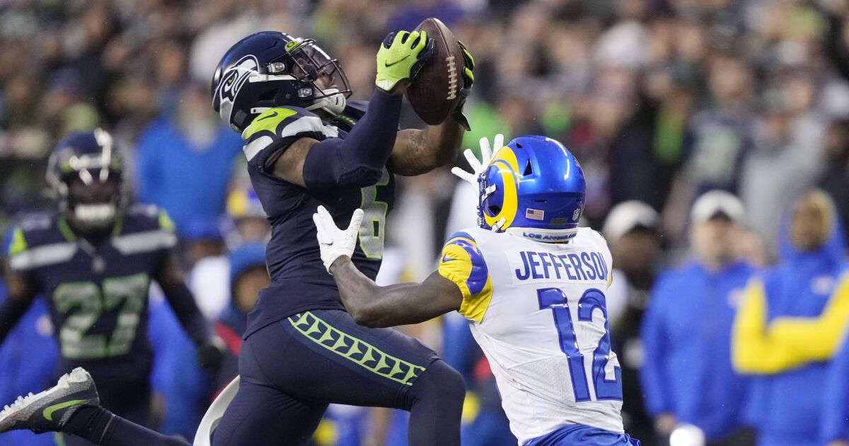 Seahawks defeat Rams in overtime on Jason Myers field goal - Los Angeles Times