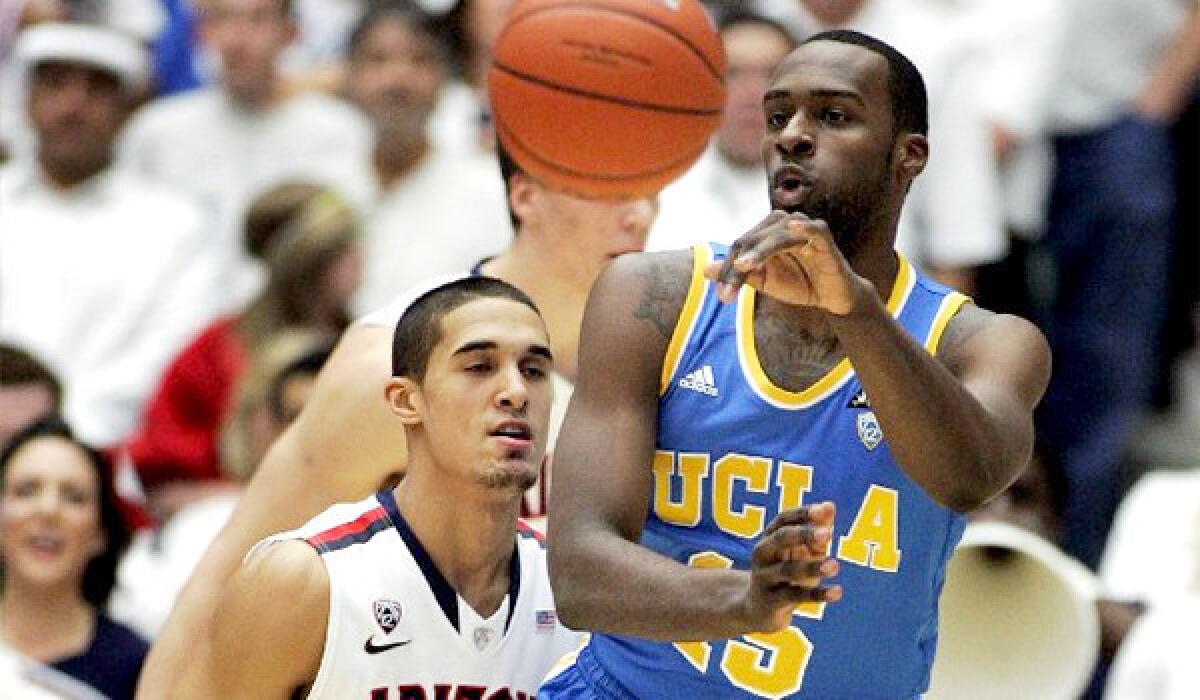 Shabazz Muhammad had 23 points for UCLA in the Bruins' 84-73 win over the Arizona Wildcats in Tucson, Ariz.