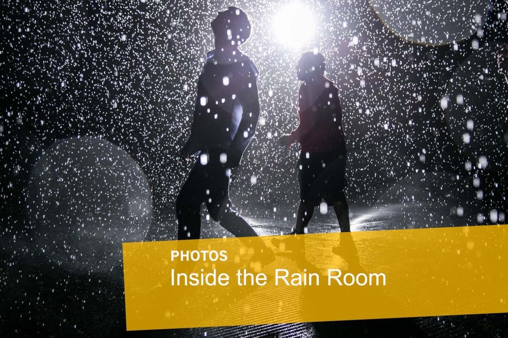First Look Inside Lacma S Rain Room An Indoor Storm Where