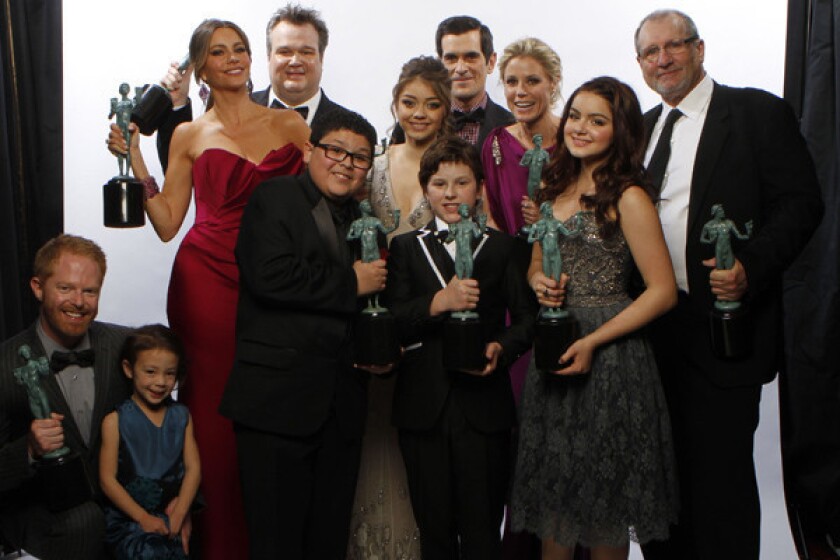 The cast of ABC's "Modern Family."