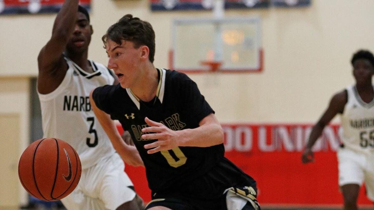 Clark Slajchert and No. 16 Oak Park will take on second-ranked Bishop Montgomery on Saturday at Westchester High.
