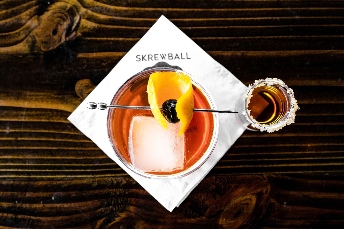 Skrewball Peanut Butter Old Fashioned.