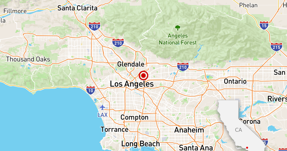 A 2.9 magnitude earthquake was registered in Los Angeles A 2.9 magnitude earthquake was registered in Los Angeles