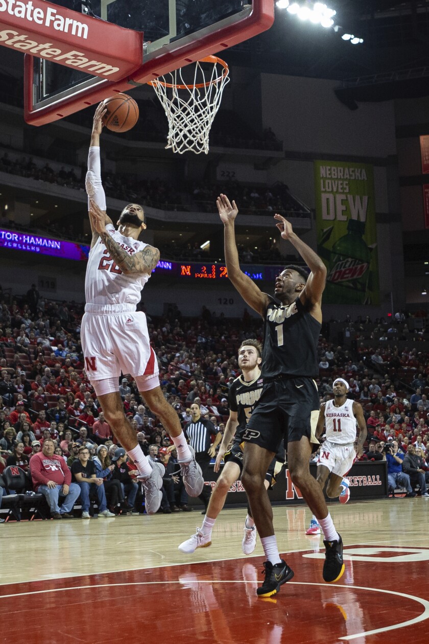 Huskers Top Purdue 70 56 Mack S Triple Double A 1st For Neb